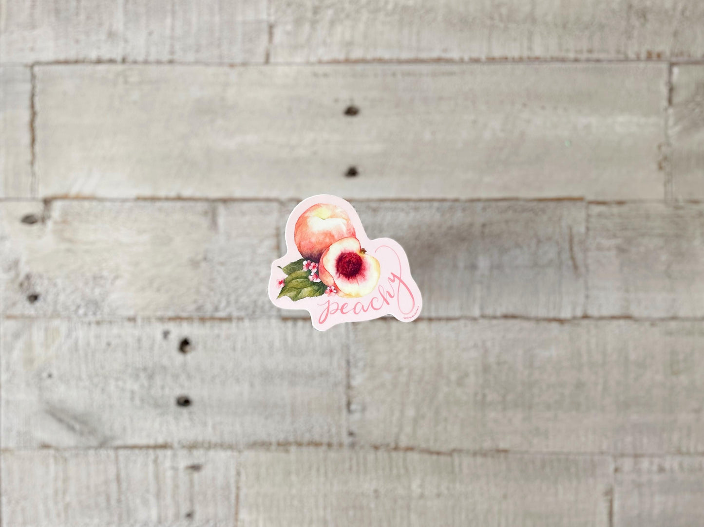 Peachy Sticker