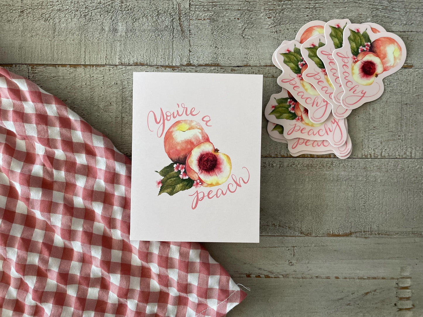 You’re A Peach Card