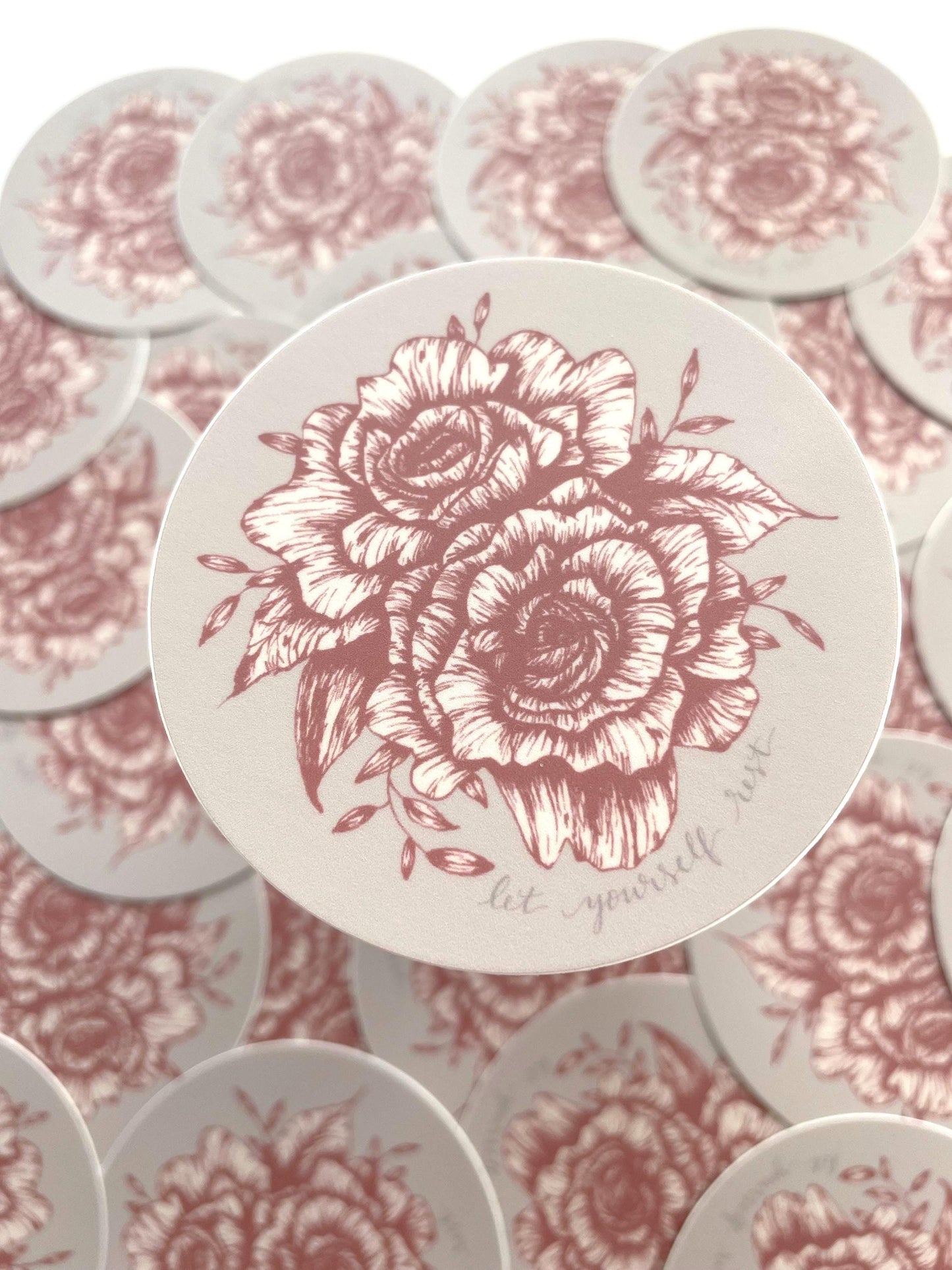 Let Yourself Rest Die Cut Sticker