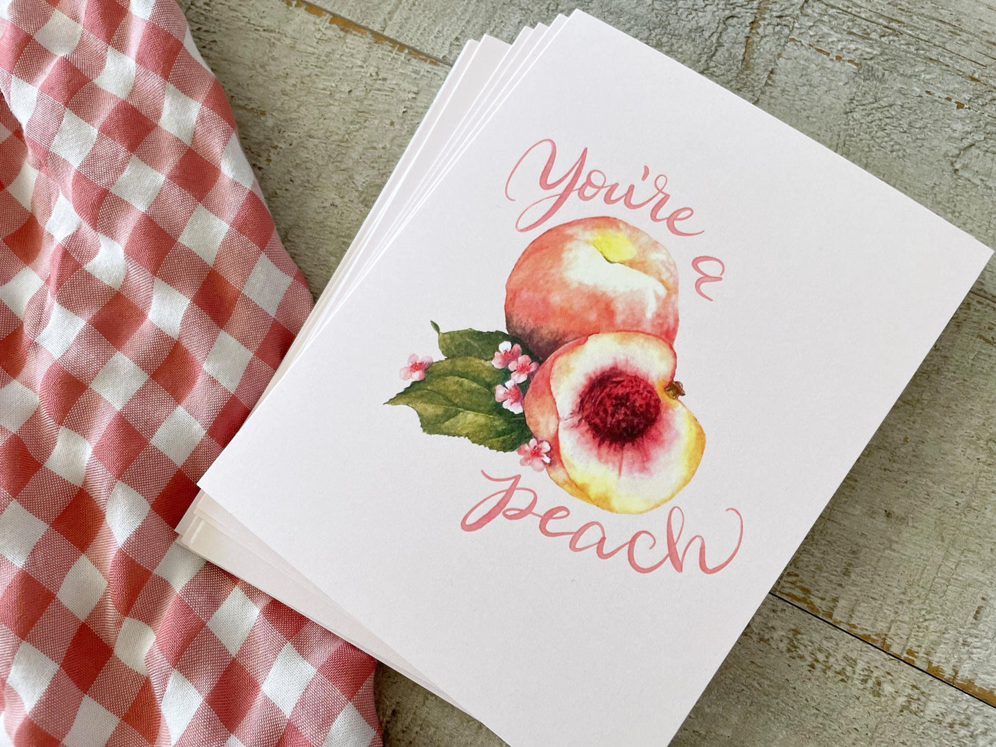 You’re A Peach Card