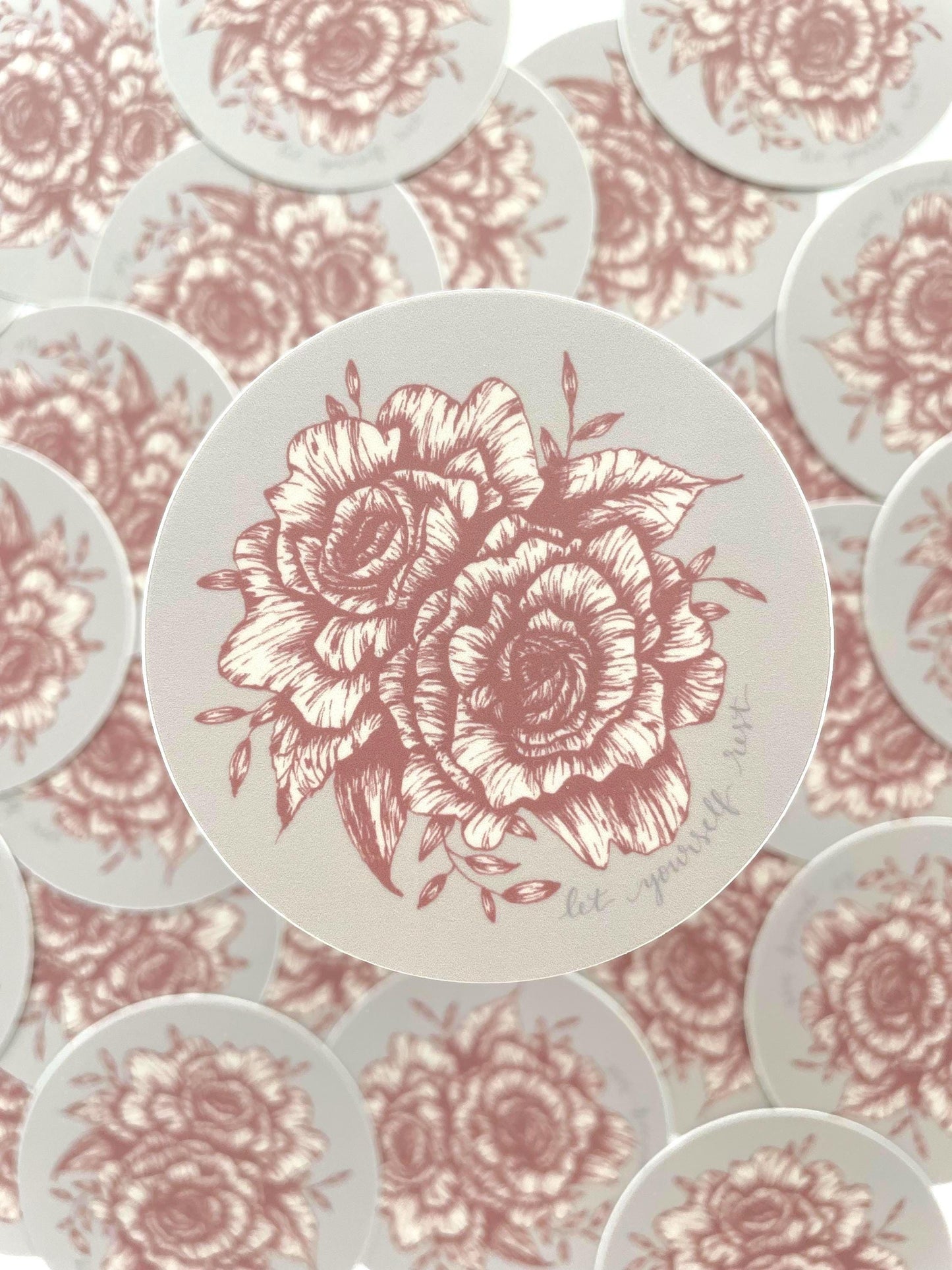 Let Yourself Rest Die Cut Sticker