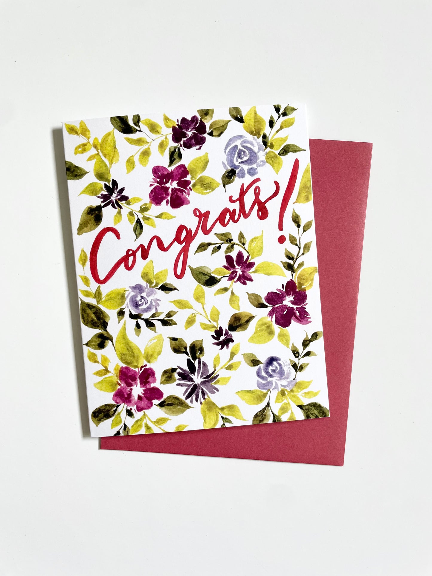 Congrats Floral Card