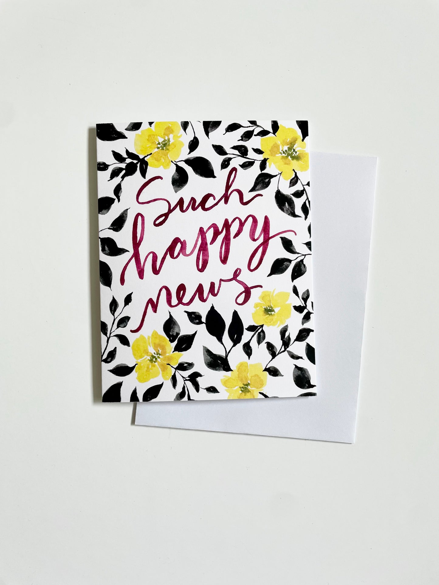 Such Happy News Floral Card