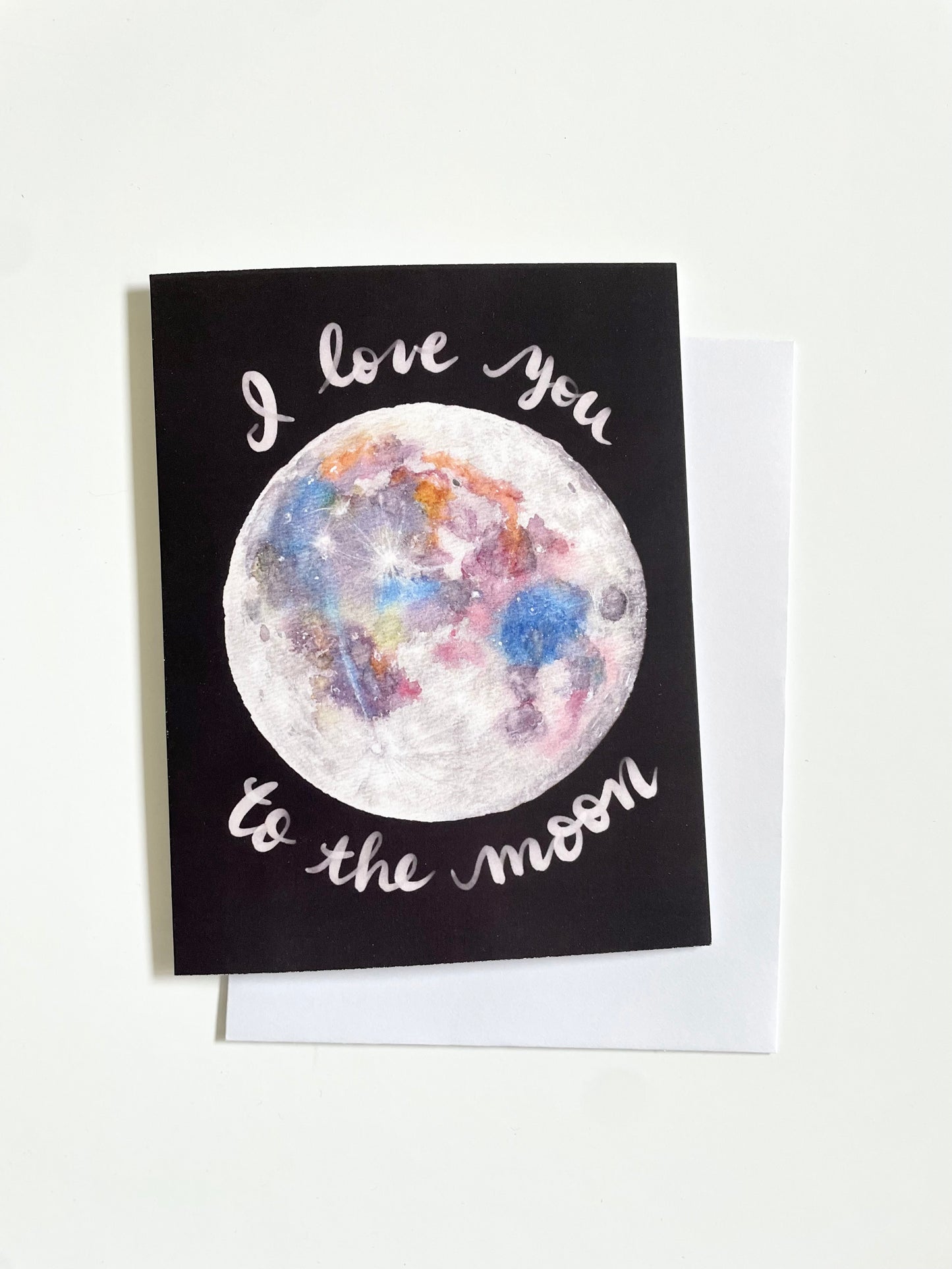 I Love You To The Moon Card